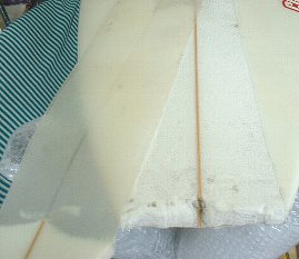 surfboard repair polyester remake nose costline 1